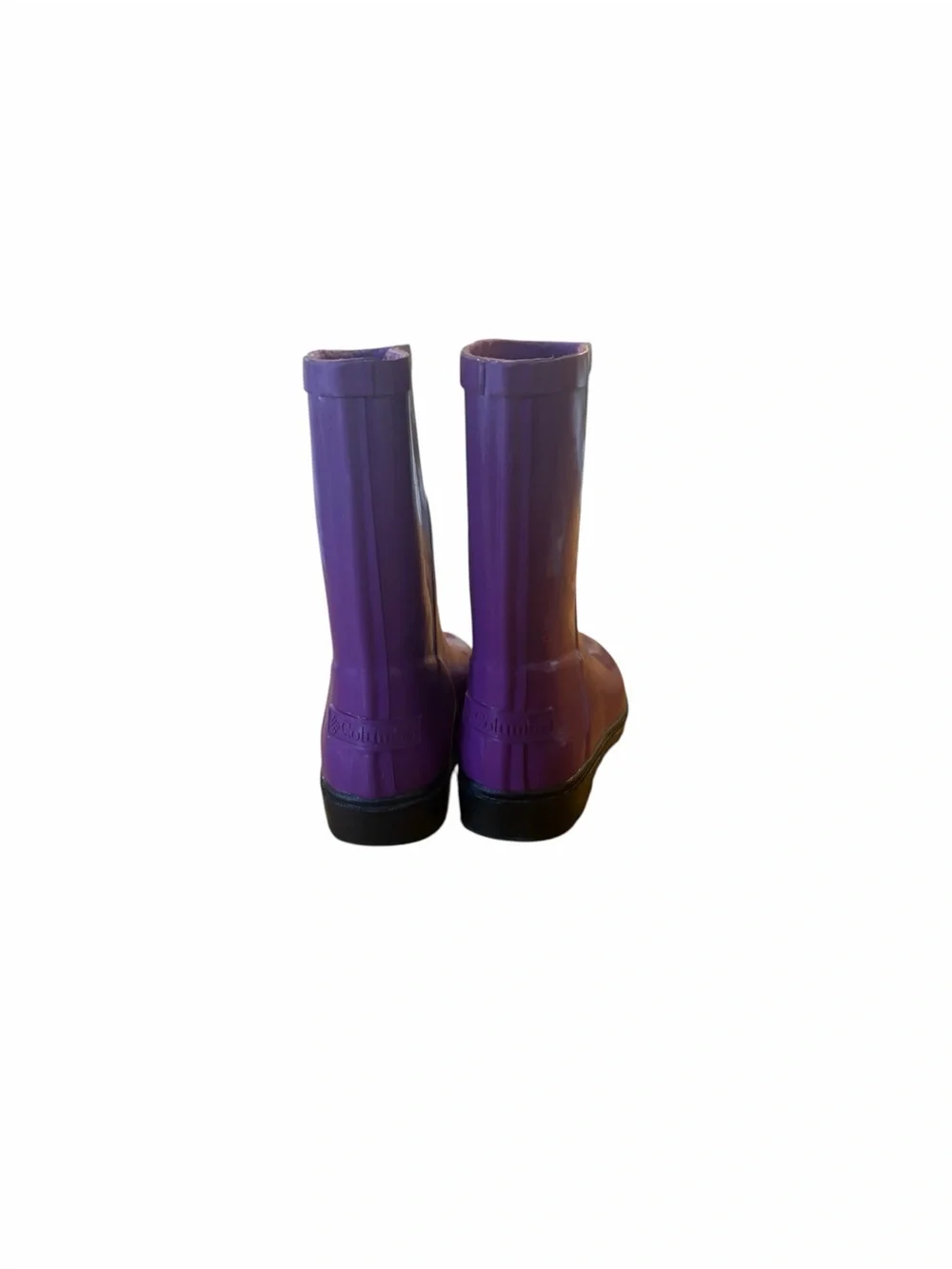 Columbia Girls Purple Downpour Rain Boots Size 13